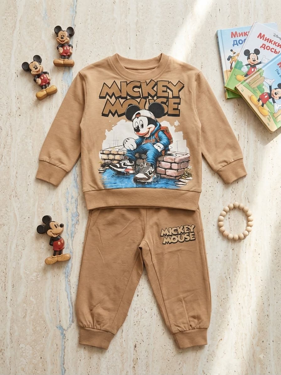 Детский костюм Mickey Mouse бежевый